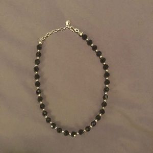 Swarovski black beaded necklace